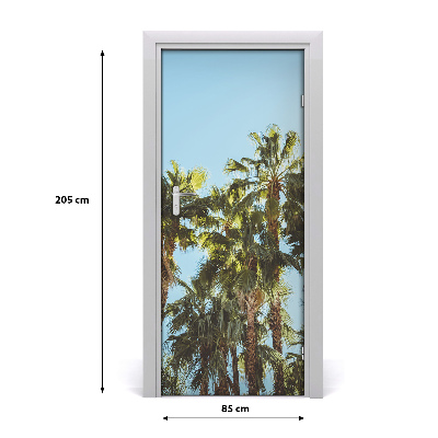 Self-adhesive door sticker Landscapes of palma