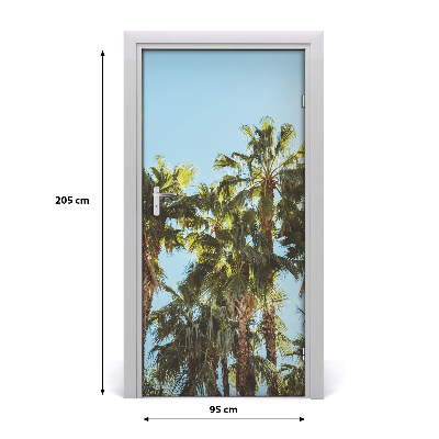 Self-adhesive door sticker Landscapes of palma