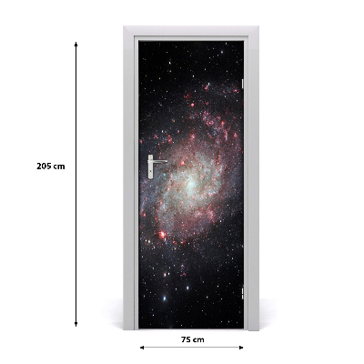 Self-adhesive door wallpaper Nebula