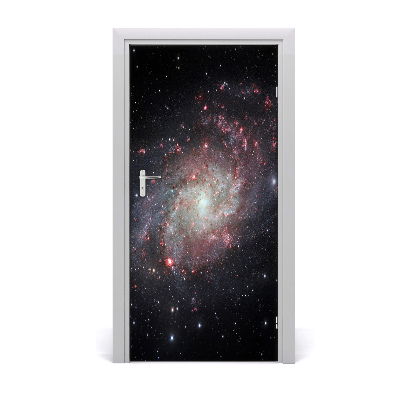 Self-adhesive door wallpaper Nebula