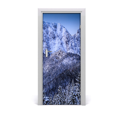 Self-adhesive door sticker Giewont tatry