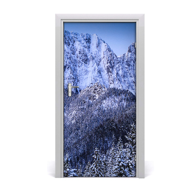 Self-adhesive door sticker Giewont tatry