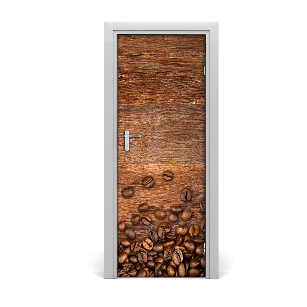 Self-adhesive door veneer Coffee beans