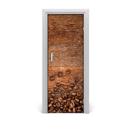 Self-adhesive door veneer Coffee beans