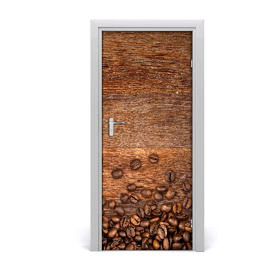 Self-adhesive door veneer Coffee beans