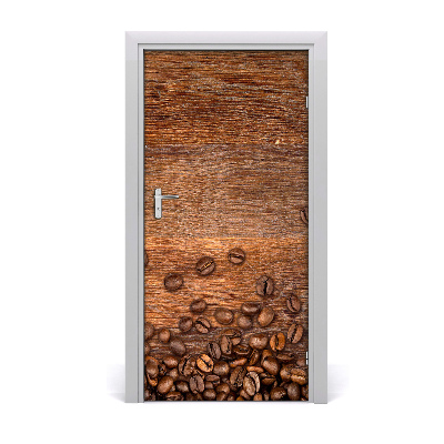 Self-adhesive door veneer Coffee beans