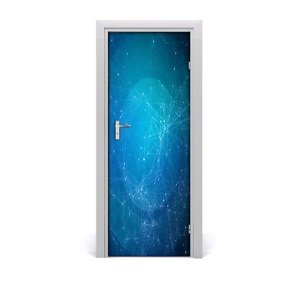 Self-adhesive door wallpaper Constellation