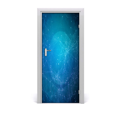 Self-adhesive door wallpaper Constellation