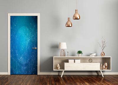 Self-adhesive door wallpaper Constellation