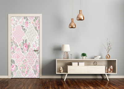 Self-adhesive door wallpaper Roses