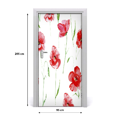 Self-adhesive door wallpaper Maki