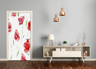 Self-adhesive door wallpaper Maki