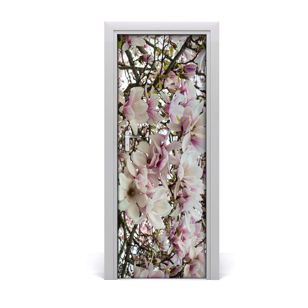 Door adhesive Magnolia flowers