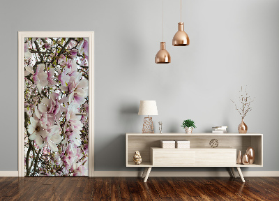 Door adhesive Magnolia flowers