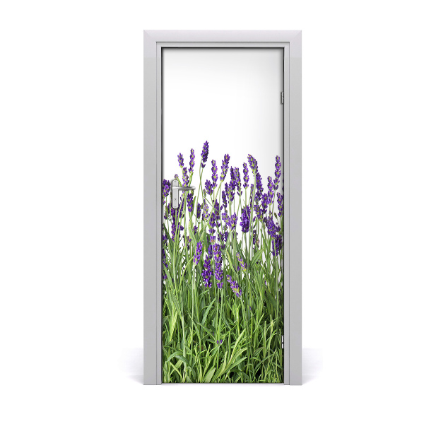 Door adhesive Lavender field