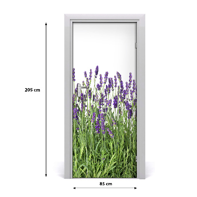 Door adhesive Lavender field