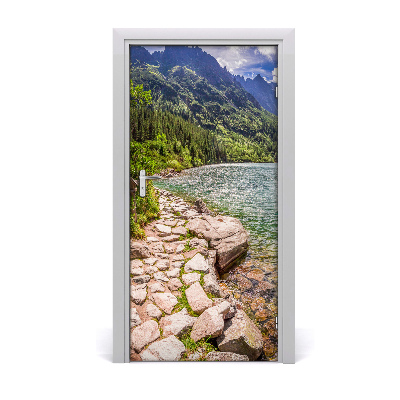 Self-adhesive door sticker Sea-eye tatras