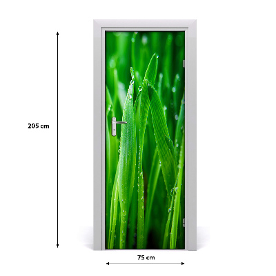 Door adhesive Blades of grass