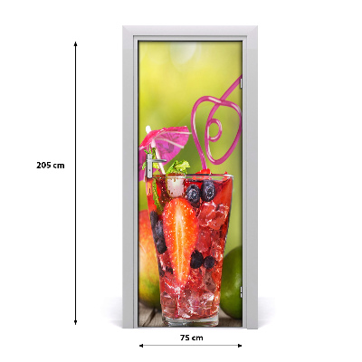 Self-adhesive door veneer Fruit cocktail