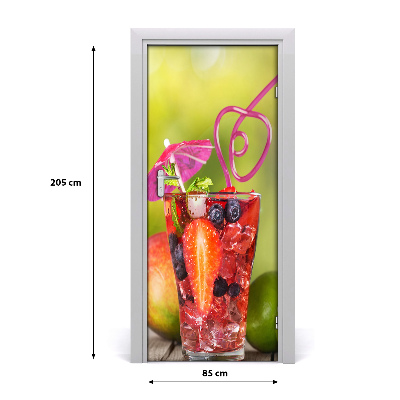 Self-adhesive door veneer Fruit cocktail