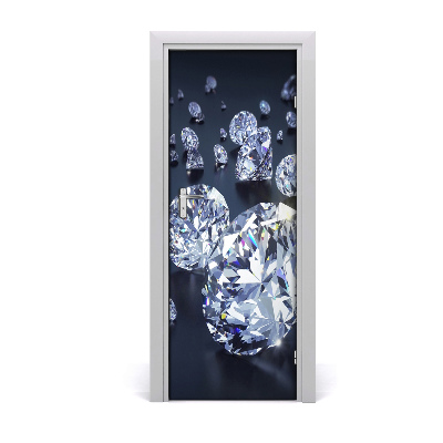 Door wallpaper Home diamonds