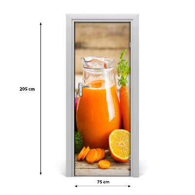 Self-adhesive door sticker Fruit juice