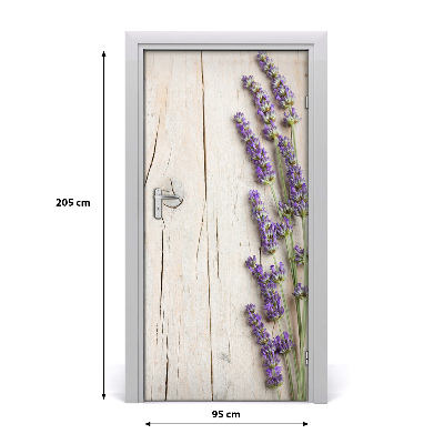 Door adhesive Lavender wood