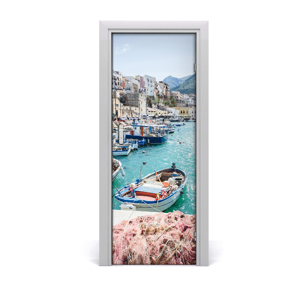 Self-adhesive door wallpaper Sicilia