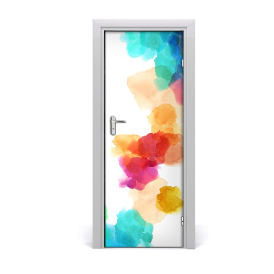 Self-adhesive door sticker Colorful spots