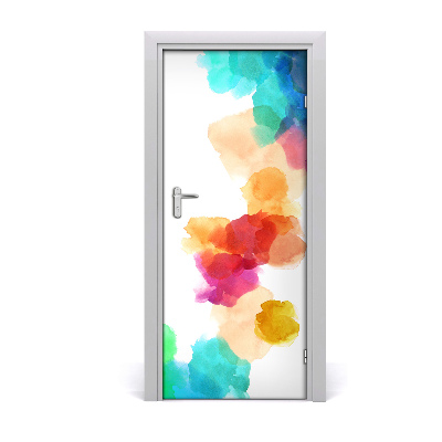 Self-adhesive door sticker Colorful spots