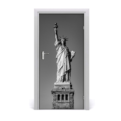 Self-adhesive door wallpaper Statue of liberty