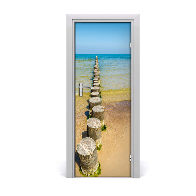 Self-adhesive door sticker Breakwater