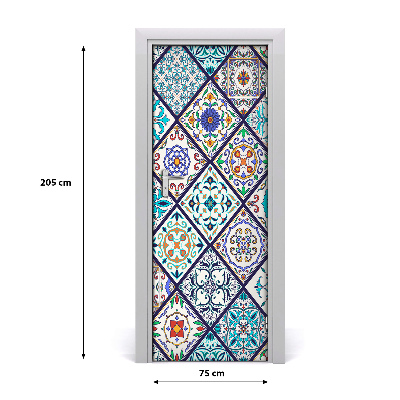 Door wallpaper Ceramic tiles