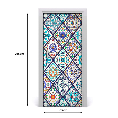 Door wallpaper Ceramic tiles