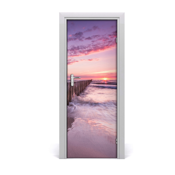 Self-adhesive door sticker Breakwater