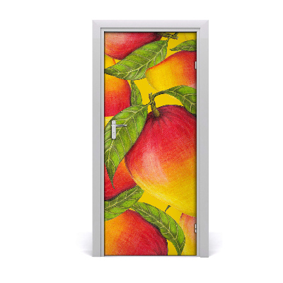 Self-adhesive door sticker Mango