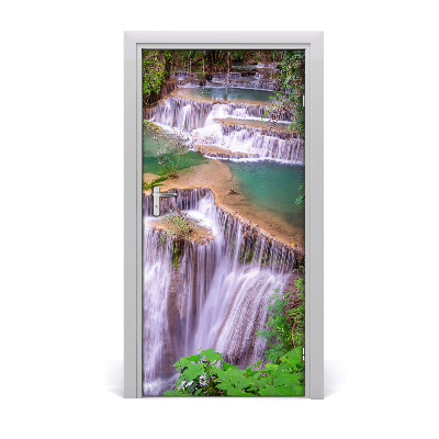 Self-adhesive door sticker Waterfall