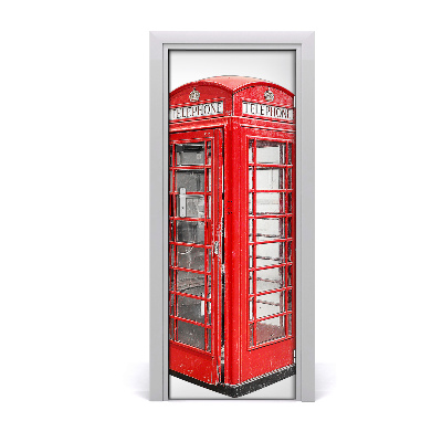 Door wallpaper Telephone booth