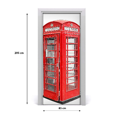 Door wallpaper Telephone booth