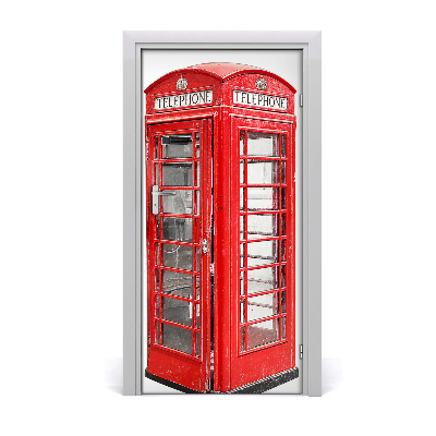 Door wallpaper Telephone booth