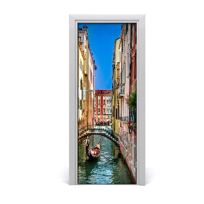 Self-adhesive door wallpaper Venice italy