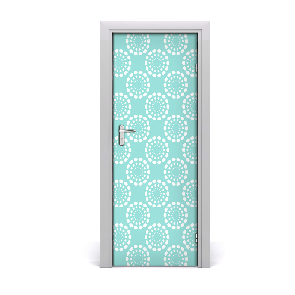 Door wallpaper Geometric background