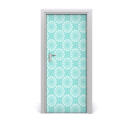 Door wallpaper Geometric background