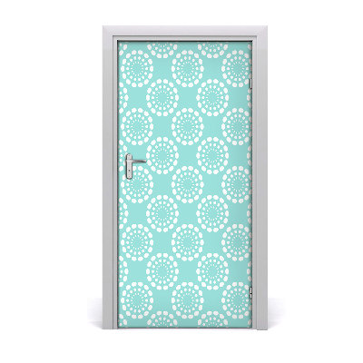 Door wallpaper Geometric background