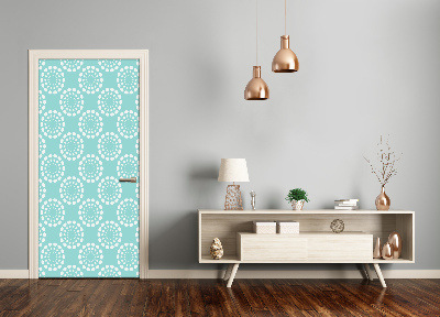 Door wallpaper Geometric background