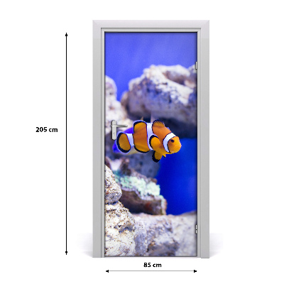 Self-adhesive door sticker Wall nemo fish