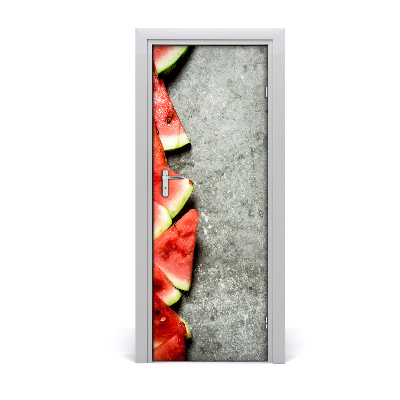 Self-adhesive door sticker Watermelon