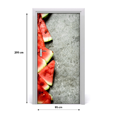 Self-adhesive door sticker Watermelon