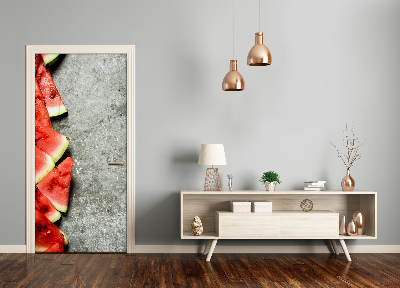 Self-adhesive door sticker Watermelon