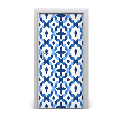 Door wallpaper Geometric background